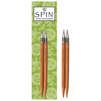 ChiaoGoo Udskiftelige Rundpinde Spin Bambus Patina (10 og 13 cm)